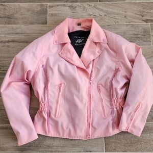 JAFRUM Motorcycle Gear Pink Jacket With Padding Size XXL
